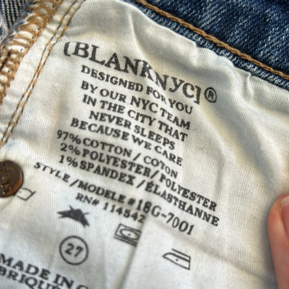 BLANK NYC Skinny Classique Jeans size 27 - Picture 10 of 11